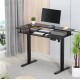 Γραφειο E-DESK ZWL 120X60 / Ρυθμιζομενο Υψος / Συρταρι Αποθηκευσης Χρωμα Μαυρο