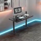 Gaming E-DESK G3 120x60cm / Γυαλινη επιφανεα / Ρυθμιζομενο Υψος / RGB LED / USB& C-TYPE Θυρες / Συρταρι Αποθηκευσης Χρωμα Μαυρο Gaming E-DESK G3 120x60cm / Γυαλινη επιφανεα / Ρυθμιζομενο Υψος / RGB LED / USB& C-TYPE Θυρες / Συρταρι Αποθηκευσης Χρωμα Μαυρο