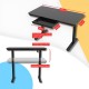 Gaming E-DESK G3 120x60cm / Γυαλινη επιφανεα / Ρυθμιζομενο Υψος / RGB LED / USB& C-TYPE Θυρες / Συρταρι Αποθηκευσης Χρωμα Μαυρο Gaming E-DESK G3 120x60cm / Γυαλινη επιφανεα / Ρυθμιζομενο Υψος / RGB LED / USB& C-TYPE Θυρες / Συρταρι Αποθηκευσης Χρωμα Μαυρο
